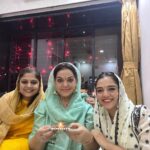 Ahsaas Channa Instagram - 🪔 I’m wearing @shopmulmul Mummy is wearing @gulabi_dori