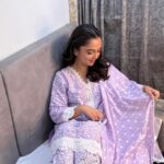 Ahsaas Channa Instagram - Happy in @shopmulmul 💜🤍