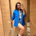 Ahsaas Channa Instagram - Clearly a look with my favourite jacket. JW Marriott Mumbai Juhu