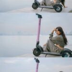 Akasa Instagram - move over, Biker Kasa! Just LOOK at my new customised (🥹🫶🏼💕) @uboardindia x7 ! it may be pink but it’s faster than ya think. walking <<<<<< uboarding @theoasis____ thank you for upping my cool quotient, yo! This is 🤌🏼🫶🏼💕 • shot by @mnvlade @themediatronic • • • #akasa #akasasingh #akasasing #akasakebesties #akasians #newride #electricscooter #fyp #explore #trending #trendingreels #reels #naagin #shringaar #biggboss #biker #femalebikers #ootd #unholy