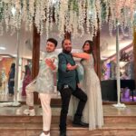 Akasa Instagram - shaadi guest behaviour ft @sing.arvinder and @awez_darbar 🤌🏼 wearing this princess vibe dress by @kanikaahuja_official ✨ Styled by @styledbysujata • • • • • • • • #akasa #akasasingh #akasasing #akasakebesties #akasians #trending #love #fyp #explore #fashion #ootd #femininegoddess #trendingreels #naagin #shringaar #biggboss #punjaban #trendingsongs