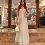 Akasa Instagram - shaadi guest behaviour ft @sing.arvinder and @awez_darbar 🤌🏼 wearing this princess vibe dress by @kanikaahuja_official ✨ Styled by @styledbysujata • • • • • • • • #akasa #akasasingh #akasasing #akasakebesties #akasians #trending #love #fyp #explore #fashion #ootd #femininegoddess #trendingreels #naagin #shringaar #biggboss #punjaban #trendingsongs