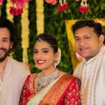 Akhil Akkineni Instagram - Wow! I don’t even know where to begin. We have literally walked together through everything in life up until now. The impact you have had on me and the support system you have been for me can’t be explained in words so I won’t even try. For now I’ll just say congratulations brother. Wishing you and my newest sister Sadhvi a happy married life. So proud to see the two of you like this. Life has changed for you, embrace it and enjoy every min. Lots of love to you both. @meghnath734 @sadhvichandra