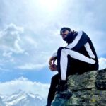 Akhil Akkineni Instagram – The day I felt like climbing a mountain✨ 

#topofmountain #throwback
