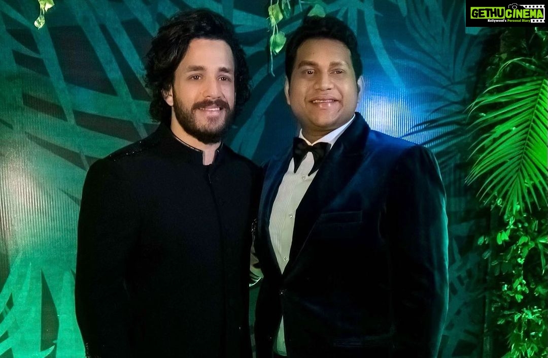 Akhil Akkineni - 326.8K Likes - Wow! I don’t even know where to begin. We have literally walked together through everything in life up until now. The impact you have had on me and the support system you have been for me can’t be explained in words so I won’t even try. For now I’ll just say congratulations brother. Wishing you and my newest sister Sadhvi a happy married life. So proud to see the two of you like this. Life has changed for you, embrace it and enjoy every min. Lots of love to you both. @meghnath734 @sadhvichandra
