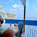 Akhil Akkineni Instagram - How do I leave ? Don’t think I can 🌊🏝☀️ LUX* South Ari Atoll