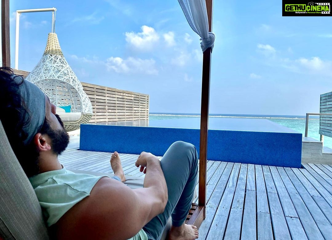 Akhil Akkineni Instagram - How do I leave ? Donβt think I can ππβοΈ LUX* South Ari Atoll