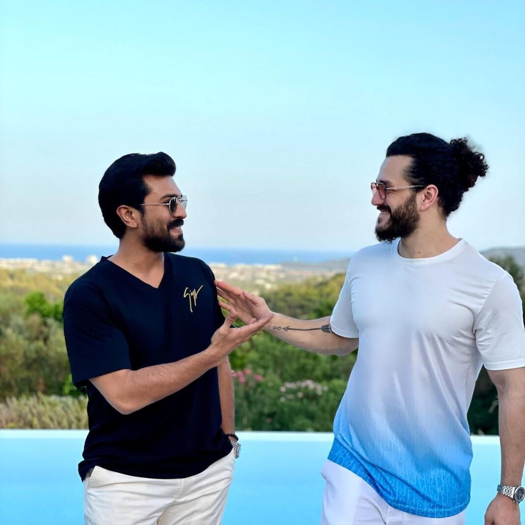 Akhil Akkineni Instagram - My dearest Megapower Global star. Here’s wishing you the happiest of birthdays. As you grow leaps and bounds, I hope happiness and peace stay with you forever. Stay blessed my brother. Love always ! @alwaysramcharan