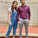Akhil Akkineni Instagram - What a feeling to get back to work finally ! Life moves on and it feels great. Ps: I promise we are the only ones without a mask on otherwise you wouldn’t recognise us in the film 🤗 #MostEligibleBachelor @hegdepooja