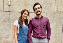 Akhil Akkineni Instagram - What a feeling to get back to work finally ! Life moves on and it feels great. Ps: I promise we are the only ones without a mask on otherwise you wouldn’t recognise us in the film 🤗 #MostEligibleBachelor @hegdepooja