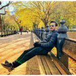 Akhil Akkineni Instagram - Throwback to a magical day of shoot in New York. God I miss those times....soon, very soon ! #MostEligibleBachelor Central Park, Manhatan, New York