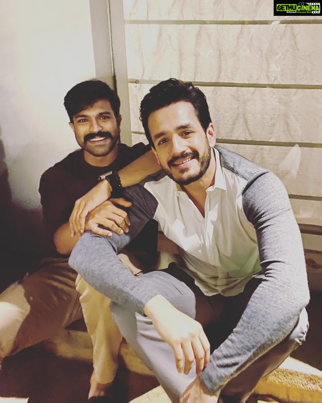 Akhil Akkineni - 387.2K Likes - Happy birthday RC ! You are one of the strongest people I know and I admire you in many ways. Keep that fire burning🔥 love you my brother ! And all the best for #RRR #happybirthdayramcharan @alwaysramcharan