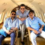 Akhil Akkineni Instagram - With my Main Men @chayakkineni and daddy cool #chennaibound !