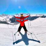 Akhil Akkineni Instagram - My new skii buddy !!! Little speed racer Deva ! What a day this was.... just had to share the moment with you all . Will be posting a lot more soon ⛷ picture courtesy @benmiller___ Verbier, Switzerland