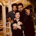Akhil Akkineni Instagram - And then this happened ! the most powerful tag team I know💪🏻 thanks for the support my brothers from other mothers #boyswillbeboys