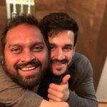 Akhil Akkineni Instagram - Made a best friend with this film ! Thank you my brother for an experience I’ll never forget! Here’s to many more 🍻! Will miss all the meals and laughter with you. Love you ! @george_dop #mrmajnu #newbeginnings