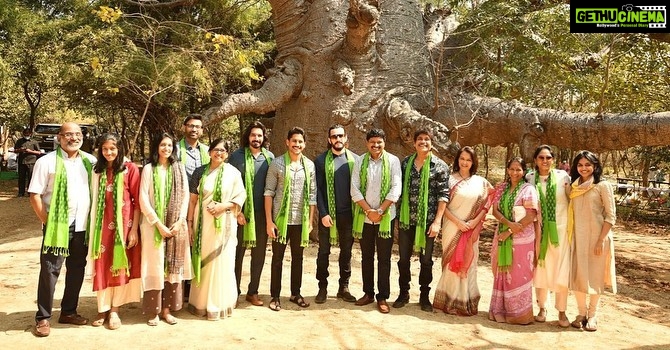 Akhil Akkineni - 299.5K Likes - Yesterday was a day to remember. The Akkineni family is proud to announce the adoption and laying of the foundation for the ANR URBAN PARK in chengicherla forest. We sincerely thank our chief minister #KCR garu and MP Santosh Kumar garu for this opportunity. #anrliveson #greenindiachallenge