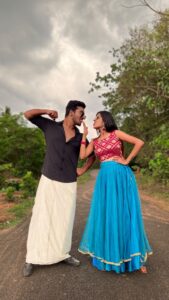 Akshaya Udayakumar Instagram - Appu 💕Kukku @akshaya__udayakumar 👗: @queen_bee_suji #appukukku2723 #brosis