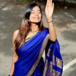 Akshaya Udayakumar Instagram - Blue💙 Pc:-@abishek_udhayakumar__
