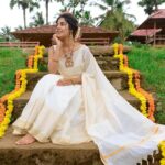 Akshaya Udayakumar Instagram - ♥️✨ With | @pooj_a_s_ Shot : @karthiknair95 Production : @candidstoriesbykarthik Lighting and assistance : @dileepraj.drc , @_naveenprakash Costume : @swaraahdesigns | @swathi_sukumar isukum Make-up : @anjalisnair_makeup Decor : @golden_wedding_company | @golden_gireesh Jewelry : @akshayagold_palakkad Location : @udayaayurveda Creative direction : @pictureprodigyy Thanks to : @___darsan___ , @frames.by.hari @samsibinofficial 🤗