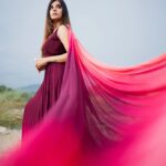 Akshaya Udayakumar Instagram - In love with the colours in the frame✨ Click:-@pratheek_arun_originals Costume :-@meluha__arathijayaraj Stylist:-@arathijayaraj Makeup:-@aayna_by_nitya Palghat