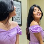 Akshaya Udayakumar Instagram - Keeping it real 💜🙌 Pc:- @_kavyasri_chowdary