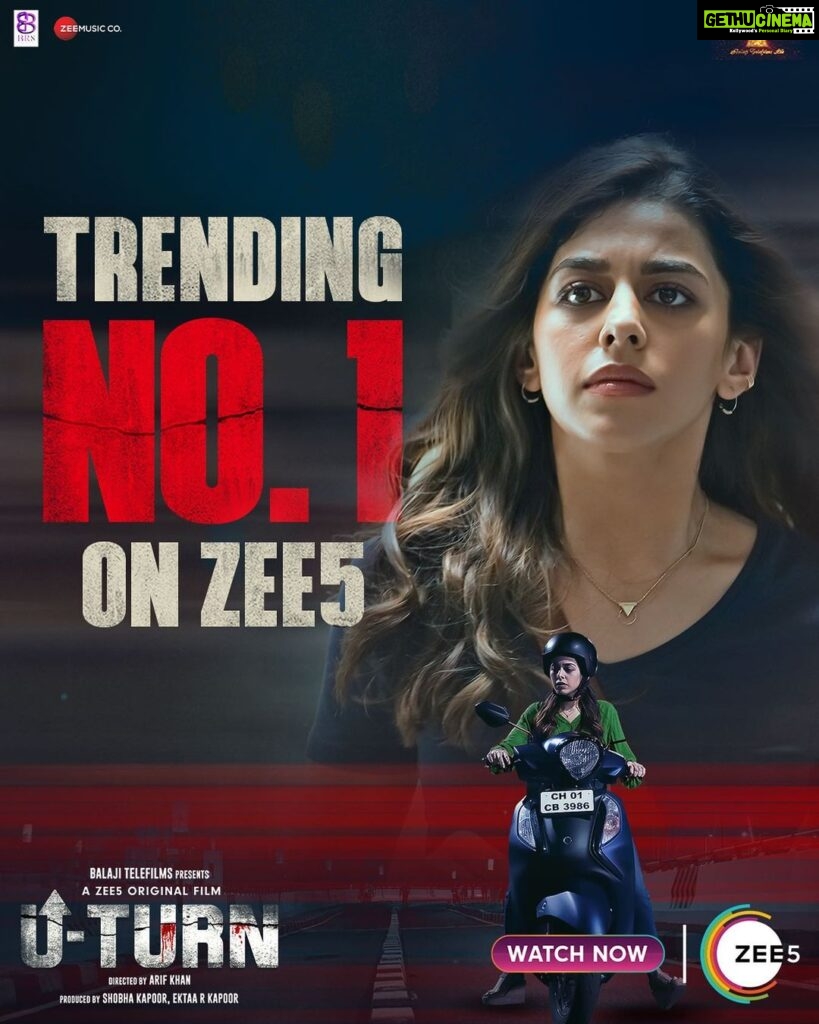 Alaya F Instagram - The only safe direction is straight to the top! #UTurn on #ZEE5, streaming now!🖤