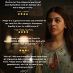 Alaya F Instagram - I had zero prep time for Kainaaz but I had the most incredible people around me that helped me bring her to life everyday on set🖤 @ghoshshashanka and @kartikaaryan thank you for believing in me, pushing me and for just being the best!🖤 and a huge thank you to all of you for all your love and all the kind reviews, messages, DMs and comments🖤 feeling super motivated and super grateful!!🥰 #Freddy STREAMING NOW on @disneyplushotstar 🖤