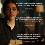 Alaya F Instagram - I had zero prep time for Kainaaz but I had the most incredible people around me that helped me bring her to life everyday on set🖤 @ghoshshashanka and @kartikaaryan thank you for believing in me, pushing me and for just being the best!🖤 and a huge thank you to all of you for all your love and all the kind reviews, messages, DMs and comments🖤 feeling super motivated and super grateful!!🥰 #Freddy STREAMING NOW on @disneyplushotstar 🖤