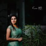 Alina Padikkal Instagram - 🍀💚 Mua @aleena.makeupartist Otd @sawariya_designs Desighner @vishnu____aravindh Stylist: @nithinju @sksreez Jewls @kaya_online_ Pic @lights_of_visakh @light_arts_story