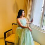 Alina Padikkal Instagram - 🚨 Purchase alert / discount sale Costume : @revathyjayanbabu MUA : @roshnistvm (Show this pic and get it stitched for discount rates) . Yes it is.. brodaddy Anna Kurian’s (@kalyanipriyadarshan) reception dress.! So I was confused and out of ideas on what outfit I will wear for upcoming function. And then this look popped up.! Trying outfits from movies are fun and challenging and hence got it done.! Since everyone is asking me the price I have decided to introduce the boutique I got it stitched and also good news.. you will get discount price if u need one Like this