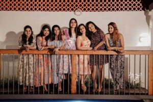 Alina Padikkal Instagram - My girls❤️ bridesmaids 💕
Stories from #alinarohitsaga 
 @celebrate_clothes_n_crafts
@motion_pictureswedding_planner 
@motionpictures_weddings 
@mgfevent