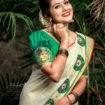Alina Padikkal Instagram - @navamimypassionyourfashion ene oru naadan look il kondu vannu. @nithinju @sksreez MUA @roshnistvm Clicks @sumesh_perfectmaker @perfect_makers