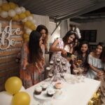 Alina Padikkal Instagram - My girls❤️ bridesmaids 💕 Stories from #alinarohitsaga @celebrate_clothes_n_crafts @motion_pictureswedding_planner @motionpictures_weddings @mgfevent