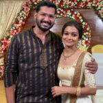 Alina Padikkal Instagram - Angane neeyum pettu.! Ipozha correct brother sister ayea.! @lidiaanngeorg can’t wait to add you along with our madness ♥️ So guys this is my brother who kept his word of getting engaged to his love and also kept his word of getting married soon after mine.! Just a day difference we will be hitched 😍🤣 true goals.! #brothersisterlove❤️ #brothersistergoals Kottayam