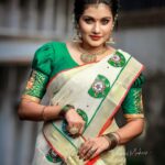 Alina Padikkal Instagram - 🍃 Just some more from that “Malayalee thanimma” @navamimypassionyourfashion @nithinju @sksreez @sumesh_perfectmaker @roshnistvm