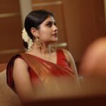 Alina Padikkal Instagram - Best when dressed simple.! @seras_bridal_makeup_kannur @babe_by_minnumaria @nithinju