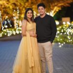 Alina Padikkal Instagram - Twenty.one.twenty.twenty one.! Anniversary recreated ❤️ with @motionpictures_weddings @thanuzbridalboutique @aleena.makeupartist . So, I never thought I would get a moment to wear my special outfit again on the same day❤️ along with the same makeup artist, photography team and with my friends.. Love you @rohit_pradeep_ for being with me to do all this crazy things🥰 Thank you appa amma💖 Clarks Exotica Convention Resort & Spa