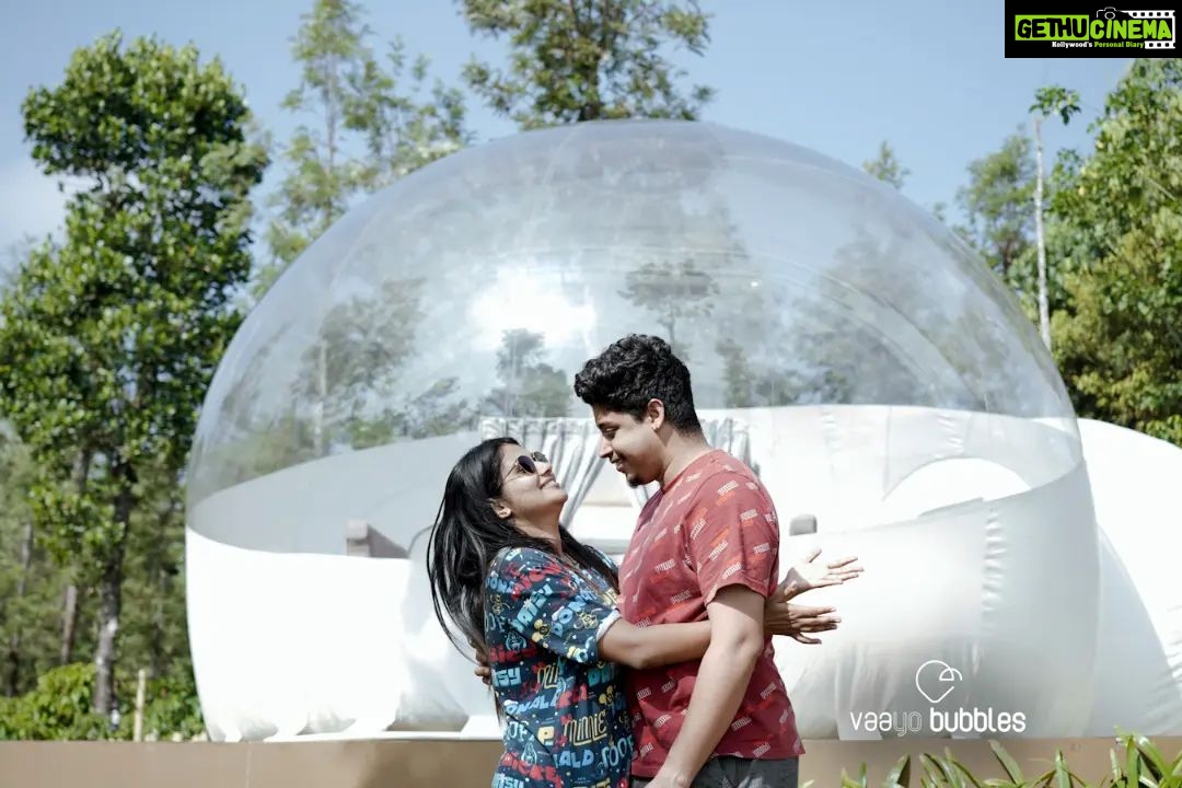 Alina Padikkal Instagram - Fall in love with someone who'll wake up on a chilly winter morning to take cute pictures with you :) Such a delight to have the charming and beautiful couples @alina.padikkal @rohit_pradeep_ with us at Vaayobubbles. We hope to welcome you soon again ❤️ For Booking and reservation click the link in bio or ring us to +91 8590600400 . . . . . . . . . . . . #Vaayobubbles #bubblestayatwayanad #premiumprivateresort #keralatourism #wayanadtourism #wayanadresorts #uniquestaysindia #uniqueglampingstay #aleenapadikkal #roshenvlog #luxurystay #privatepool #floatingbreakfast #candlelightdinner #bubbleglamping #explore #fyp #travelgram