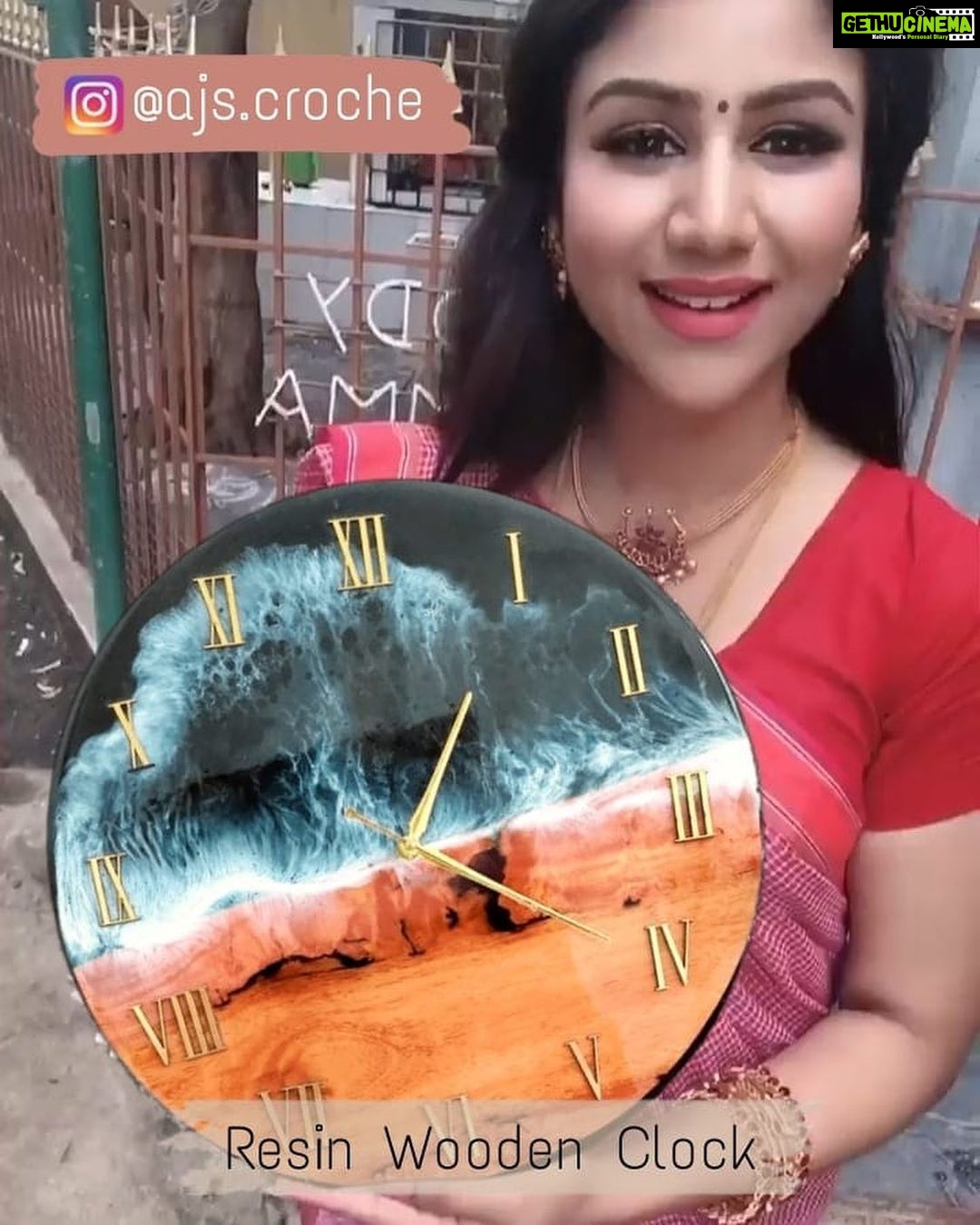 Alya Manasa Instagram - NEW LAUNCH ALERT.. @ajs.croche is one of the top most Brand for Handmade Products in Resin Works with 1500+ happy Clients Located on 📍Kavundampalayam, Coimbatore. Preserve Everything for Eternity.... Reach us for : ✨ Preserving Baby's Umbilical Cord, Nails, Hair and baby used things. ✨ Engagement/ Wedding Garland and Mangalyam / Thali Preservation. ✨ Resin Clock, Coasters, Table and Wall Art.. Contact details: Insta : @ajs.croche WhatsApp : +91 95668 31115 10% Discount Available on: Corporate Gifts Personalized Gifts (Bulk Orders) Return Gifts Do Follow now @ajs.croche