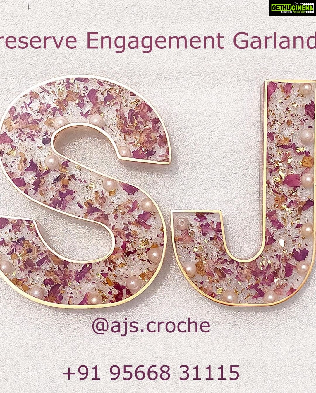 Alya Manasa Instagram - NEW LAUNCH ALERT.. @ajs.croche is one of the top most Brand for Handmade Products in Resin Works with 1500+ happy Clients Located on 📍Kavundampalayam, Coimbatore. Preserve Everything for Eternity.... Reach us for : ✨ Preserving Baby's Umbilical Cord, Nails, Hair and baby used things. ✨ Engagement/ Wedding Garland and Mangalyam / Thali Preservation. ✨ Resin Clock, Coasters, Table and Wall Art.. Contact details: Insta : @ajs.croche WhatsApp : +91 95668 31115 10% Discount Available on: Corporate Gifts Personalized Gifts (Bulk Orders) Return Gifts Do Follow now @ajs.croche