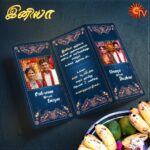 Alya Manasa Instagram - டும்.. டும்.. டும் 😍 #SunTV #Iniya #IniyaOnSunTV #VikramWedsIniya #IlangoWedsYazhini #SunDigital @rishi_raj_nadigan @alya_manasa @d_chinky @maansijoshii