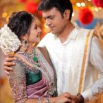Alya Manasa Instagram - Wedding #iniya @suntv Team behind Sarees @kaarigai.sarees Blouse @blousebymabia Captured @dhanush__photography Muah @vijiknr Jewellery @bronzerbridaljewellery