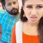 Alya Manasa Instagram - Konichiwa to all from the sets of #iniya @suntv reel with my co actor @d_chinky