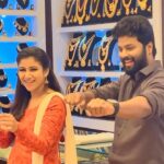 Alya Manasa Instagram - Reel of the day with my co actor @d_chinky from the sets of #iniya @suntv
