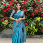 Alya Manasa Instagram - Beautiful saree @kaarigai.sarees Wow 🤩 I love this Color & fabric So unique nd so comfy #simpjyamazing grand