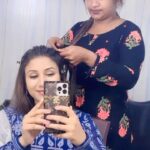 Alya Manasa Instagram - Getting ready for an suntv show #pongal release @suntv