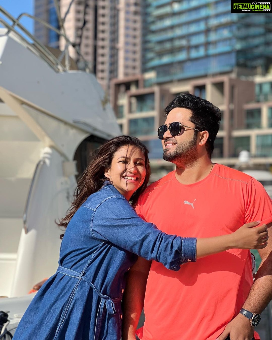 Alya Manasa Instagram - New year @touronholidays #dubai excited to the core thank u so much @touronholidays for this best trip ever Marina Walk, Dubai Marina