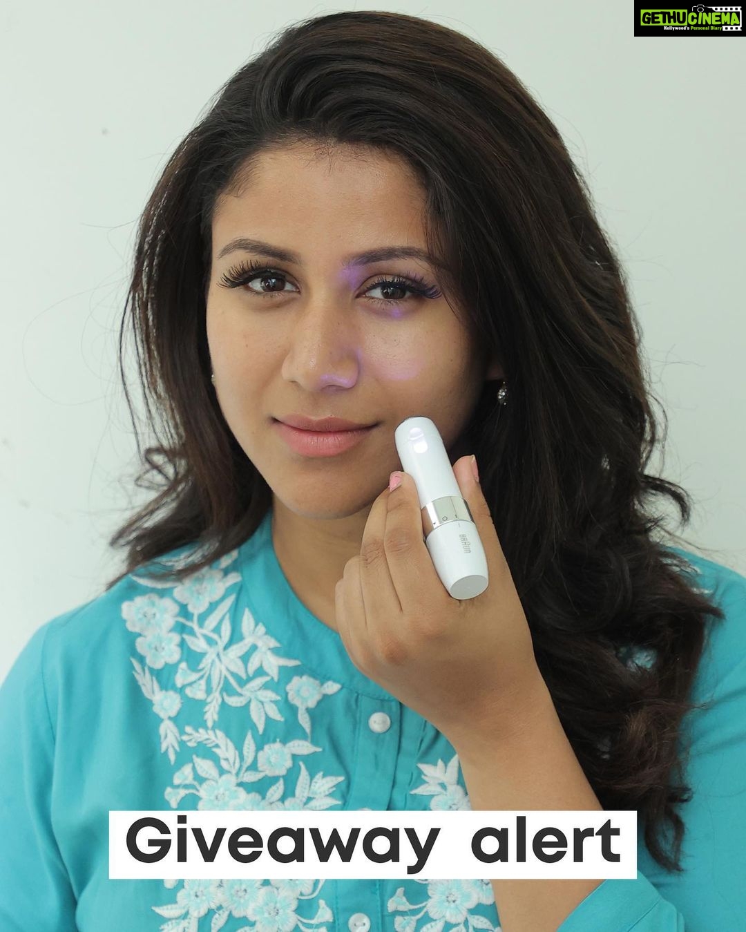 Alya Manasa Instagram - Unwanted facial hair growth is so problematic and going to parlours is not always possible so I had to find a solution for it. It's my Braun Mini Facial Hair Trimmer. It provides smooth skin and is quite simple to use. I have joined hands with braunbeauty_in in raising awareness for PCOS! If you think you could have PCOS, pls consult a gynecologist. There is a Giveaway that they are doing. Yaye!! Lucky winners will receive Braun mini face hair remover. All you need to do is: - Go to their handle @braunbeauty_in and follow them - Use the filter and post a selfie OR repost my post in your story - Tag 3 of your friends and ask them to do the same and tag Braunbeauty_in. We will be taking entities basis the tags Contest ends on 17th Dec and winners will be announced on 25th Dec. I'm tagging @_hasana_9 @_afsheen_syed and @ayeshamubin to join hands in supporting the cause #PCOShhNoMore #PCOS #pcosawareness #pcoswarrior #pcosindia #Braun #BraunIndia #contest #giveaway
