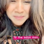 Alya Manasa Instagram - My reply to the salon man once he finishes 🤣🤣🤣😇😇😇